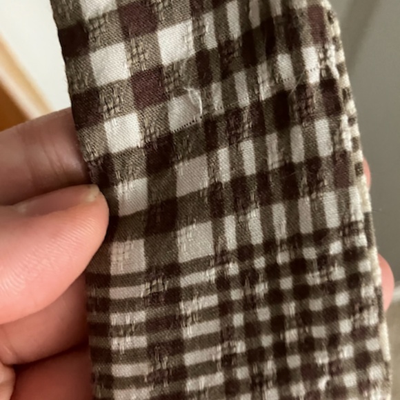 UO Gabrielle Linen Midi Wrap Dress - Picture 9 of 11